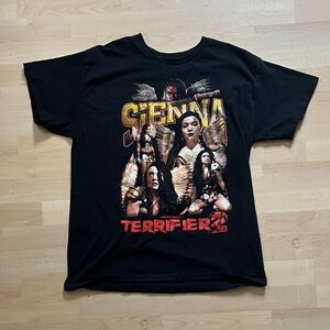 Terrifier 2 Sienna Black Graphic T-Shirt